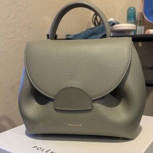 Polene Numero un Nano Leather Women's Bag in color Olive